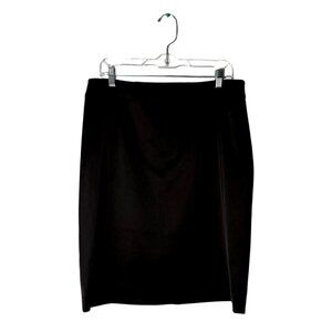 Tadashi Collection Black Knee-Length Pencil Skirt Size 12 Office Formal Wear